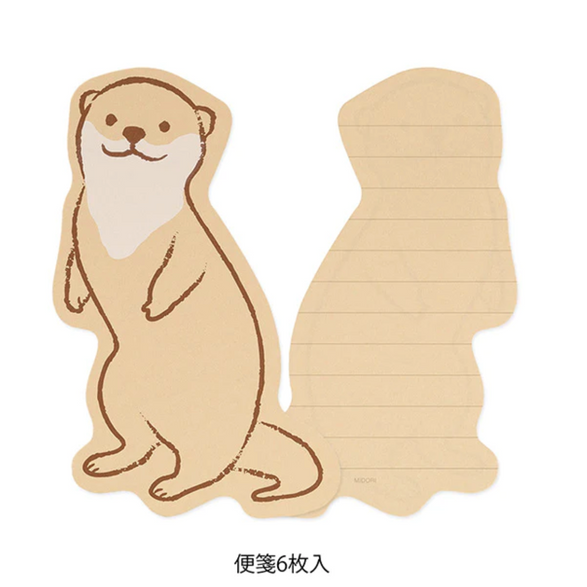Midori Letter Set: Otter
