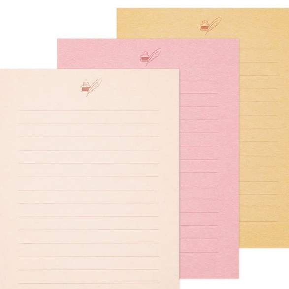 Midori Pink Letter Set