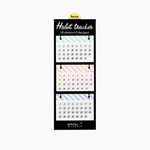 Midori Striped Habit Tracker Sticky Notes