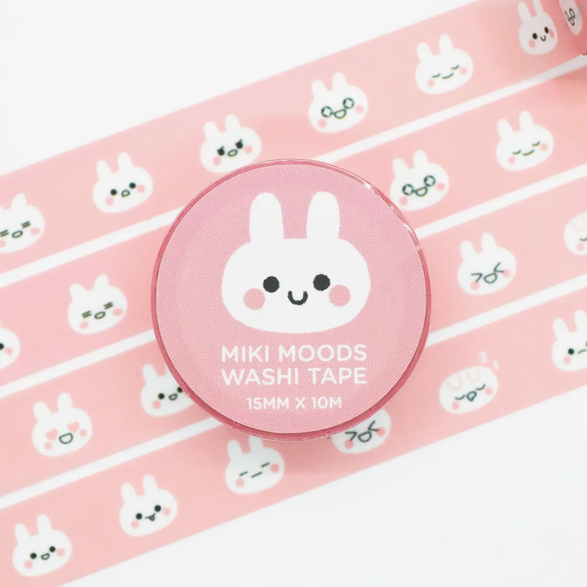 Pink Bunny Washi Tape (15mm)
