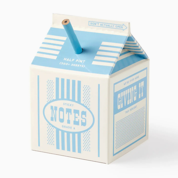 Milk Carton Note Set