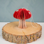 Mini Book Mushroom Ornament