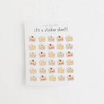 Cake Mini Clear Sticker Sheet