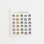 Coffee Mini Clear Sticker Sheet