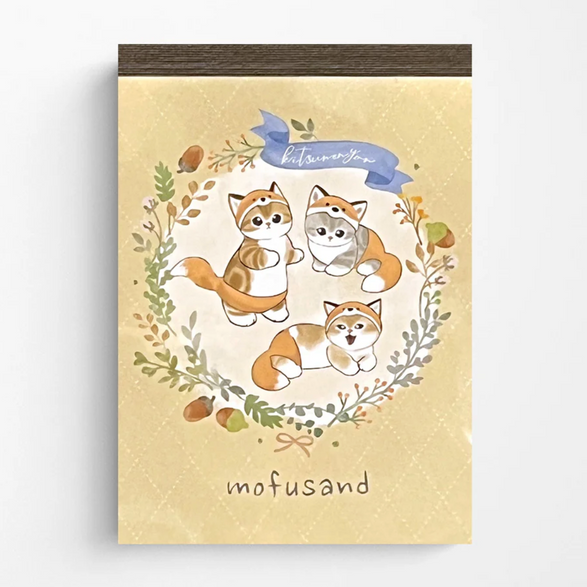 Mini Fox Mofusand Notepad