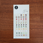 Mini Kawaii Foods Sticker Sheet