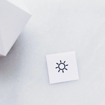 Mini Sun Rubber Stamp