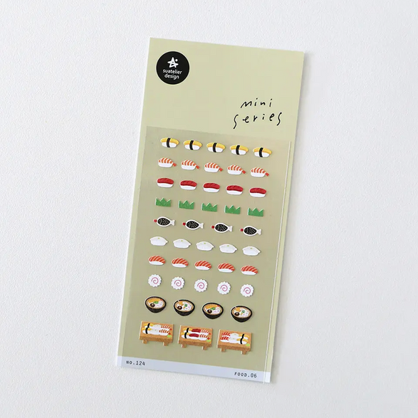 Mini Sushi Sticker Sheet