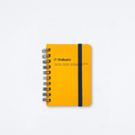 Mini Graph Rollbahn Notebook: Yellow