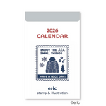 2026 Mini Calendar: Blue + White Enjoy the Small Things