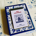 2026 Mini Calendar: Blue + White Enjoy the Small Things