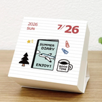 2026 Mini Calendar: Blue Enjoy the Small Things