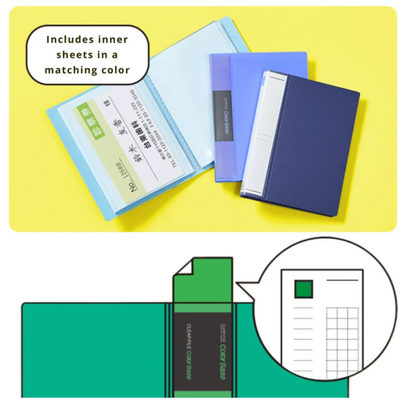 Mini Card File - Green