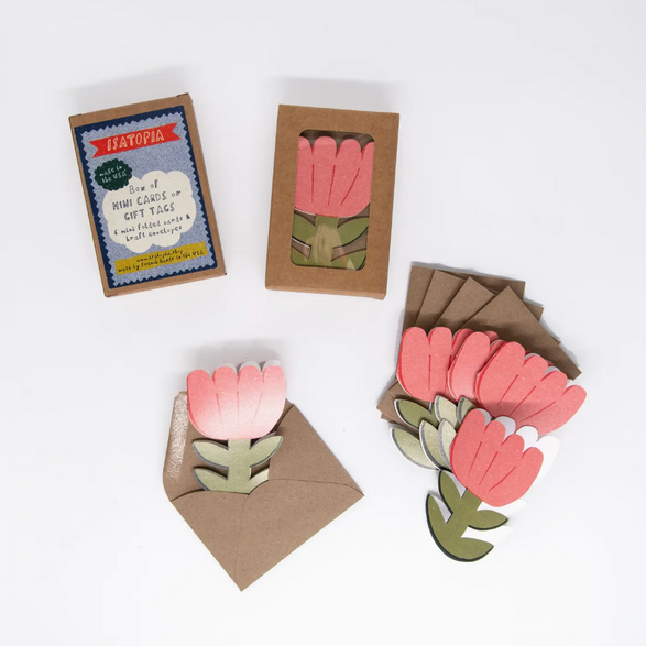 Mini Flower Cards - Set of 6