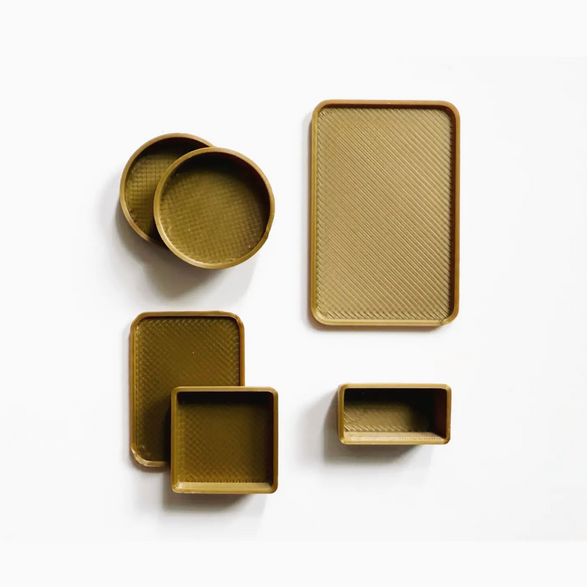 Mini Gold Bakeware Set of 6