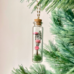 Mini Pink Glass Terrarium Ornament
