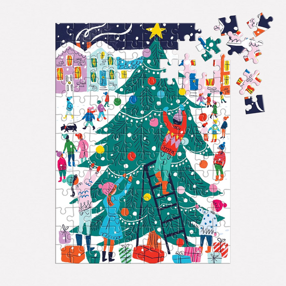 Mini Tree Decorating Puzzle (130 pieces)