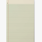 Mint Star Lined Notepad