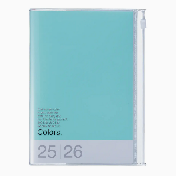 2026 Weekly Colors Planner - Mint