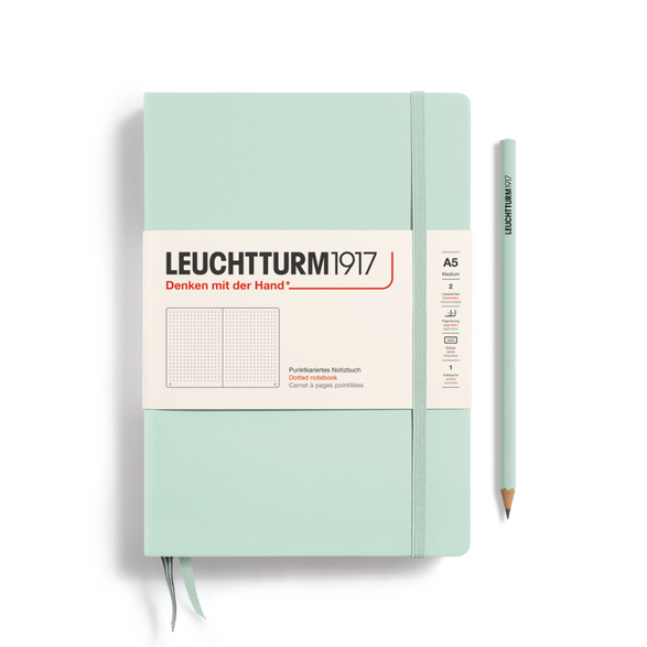 Leuchtturm Dot Grid Notebook: Mint Green (A5)