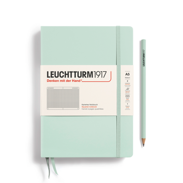 Leuchtturm Graph Notebook: Mint Green (A5)