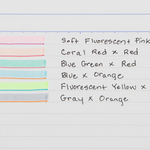 Mixline Dual Tip Highlighter - 5 color options