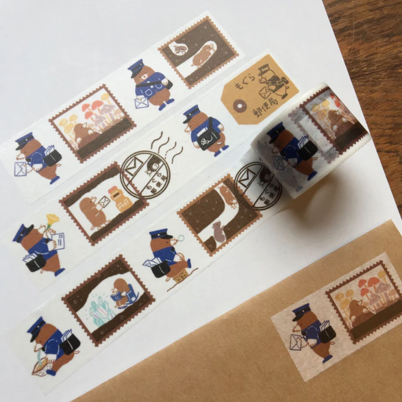 Mogura Post Office Washi Tape (27mm)