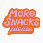 More Snacks Sticker