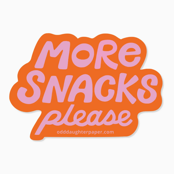 More Snacks Sticker