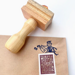 Mr. Zip Sitting Stamp