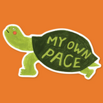 My Own Pace Sticker