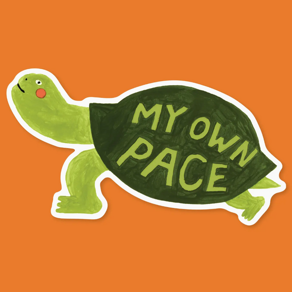 My Own Pace Sticker