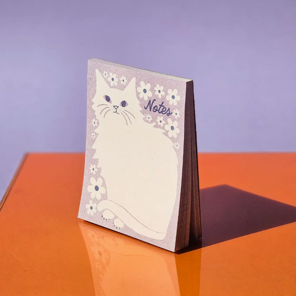 Purple Cat Notepad