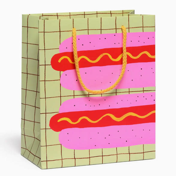 Neon Hot Dog Gift Bag
