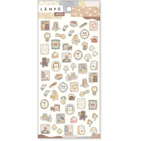 Nighttime Cat Sticker Sheet