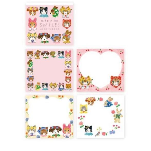 Niko Niko Smile Block Notepad