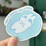Not a Baddie Bunny Sticker
