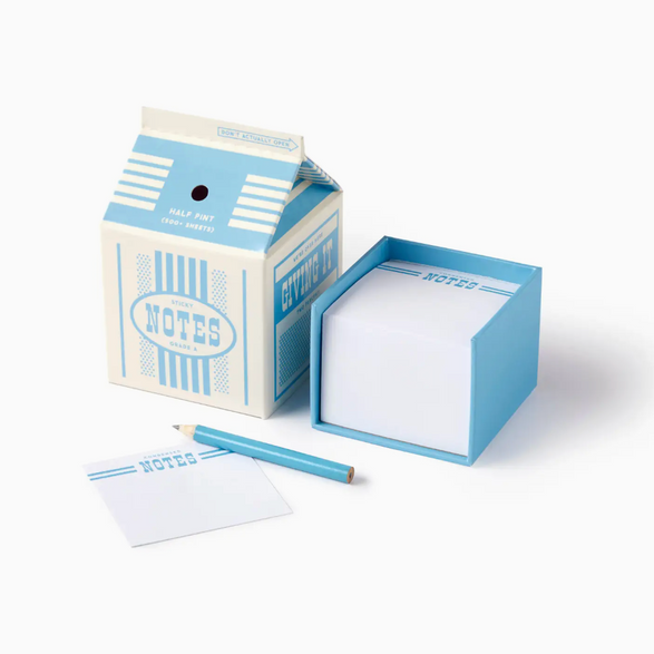 Milk Carton Note Set