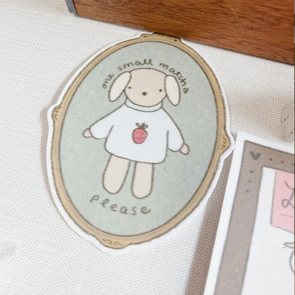 Matcha Dog Sticker