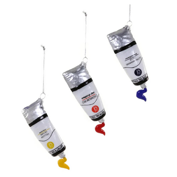 Oil Paint Tube Ornament - 3 colors
