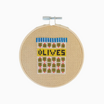 Cross Stitch Kit: Olives