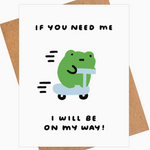 On My Way Frog