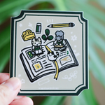 Open Book Sticker