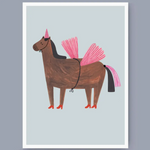 8.5x11.5 Art Print: Ordinary Unicorn