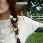 Mini Button Claw Hair Clip Set - Original