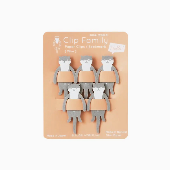 Otter Clip Family - Set of 5