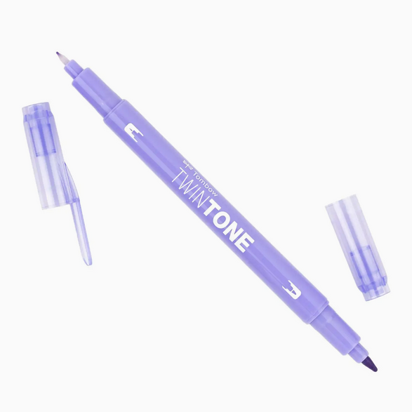 Twin Tone Dual Tip Marker Pen - 28 color options