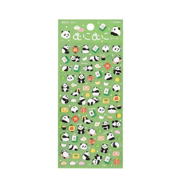 Panda Puffy Sticker Sheet