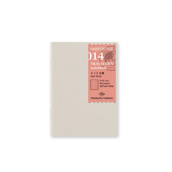 Traveler's Passport Notebook 014 - Dot Grid Paper Refill