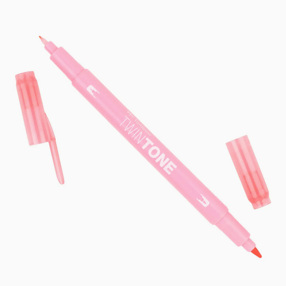 Twin Tone Dual Tip Marker Pen - 28 color options